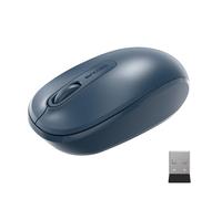 Incase Mouse portatile wireless 1850 - Progettato da Microsoft - Compatto, comodo, per destra/sinistra, durata della batteria 6 mesi, ricetrasmettitore nano, funziona con Mac/Windows 8/10/11 (lana blu