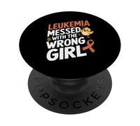 Incasinato con la consapevolezza della leucemia della ragazza sbagliata PopSockets PopGrip Adesivo