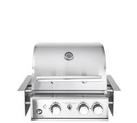 Incasso a Gas Top Line All' Grill Chef S, Acciaio Inox, 2 Bruciatore, Backburner