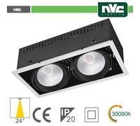 Incasso Multi lampada - 48w(2x24w) 4000k 3500lm24° CRI90 - NVM32-2X24W4K24