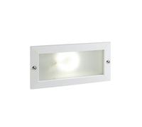 Segnapasso Esterno Incasso Aperto Escape Alluminio E Vetro Bianco Led 10W 3000K