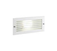 Segnapasso Esterno Incasso Chiuso Escape Alluminio E Vetro Bianco Led 10W 3000K