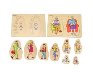 Incastri Multilivello - Ciclo della Vita: Dall’Infanzia alla Vecchiaia