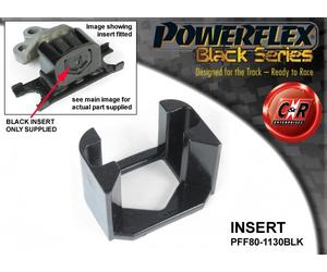 Incastro Montante Superior Del Cambio Powerflex Nero PFF80-1130BLK (Pista)
