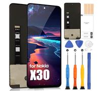 Incell per Nokia X30 Schermo, LCD Display per Nokia X30 TA-1450 TA-1443 6.43 pollici Sostituzione Schermo Touch Screen Digitizer Assembly con Riparazione Kit (Nero senza Cornice)
