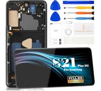 Incell - Schermo LCD di ricambio per Samsung Galaxy S21 + 5G per Galaxy S21 Plus 5g Display LCD per SM-G996B SM-G996U Digitizer Touch Screen Assembly Parte di riparazione con telaio (nero fantasma