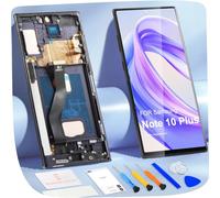 Incell - Schermo LCD per Samsung Galaxy Note 10 Plus per Samsung Note 10+ SM-N975F SM-N975U LCD Display Touch Digitizer Assembly con kit di riparazione, nero con cornice