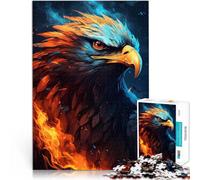 Incendio dell'American Eagle Pride Puzzle da 1000 pezzi per adolescenti Sollievo dallo stress Attività divertenti a casa, regali di compleanno, regali di viaggio, 38x26cm