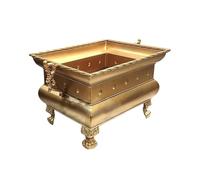 Inceneritore da Giardino, Braciere da Esterno, Bidone Metallo, Caminetti a Legna, Gambe Rialzate per Cortile, Patio, Foglie da Giardino, Carta(45cm/17in)