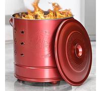 Inceneritore for Bruciare la Carta All'Aperto, Barili in Acciaio Inox for Patio, Giardino, Balcone, Campeggio, Cucina, Legna, Spazzatura