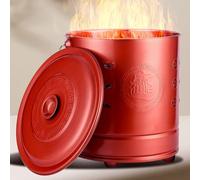 Inceneritore for Rituali di Buon Auspicio, Barili for Bruciare All'Aperto, Gabbia for Bruciare for Giardino, Veranda, Balcone, Patio, Cortile, Spiaggia, Qingming