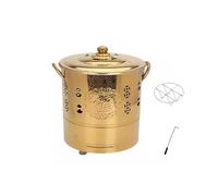 Inceneritore portatile da giardino con telaio a griglia e gancio per fuoco, barile in metallo per patio, balcone, terrazza e campeggio