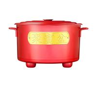 Inceneritore resistente al calore per rifiuti da cortile, gabbia in metallo con maniglia per il trasporto e design ammortizzante per giardino, cortile, fattoria, patio, falò, spiaggia, portico