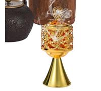 Incense Burner Metal - Decorative Incense Burner, Meditation Decor For Temple Church, Indoor Censer For Home, Country, Ceremony, Restaurants, Church, Temple, Yoga, Room, Hotel, Tray Metal