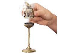 Incense Burner Metal - Incense Burner | Metallo Incensi Burner Aromatherapy Holder | Desk Accessories Room Freshener Stand for Yoga Meditation Spa Camping | Incensi Holder Insencents