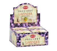 Incense Hem Precious - Coni Lavanda, 4 Confezioni, 10 Coni per Confezione