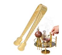 Incense Tongs - Stainless Steel Ash Handling Tool for Incense Burning | Heat Resistant Long Handle Grip Tweezers for Charcoal Holder Ash Removal and Aromatherapy Use