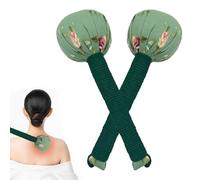 Incenseat Strumento di massaggio per terapia del legno, strumento per massaggio anticellulite, massaggiatore manuale per corpo, strumento gua sha portatile per tutto il corpo, per casa, viaggi, 2