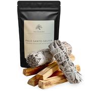 Incensera Set Salvia Bianca 2 Pezzi e Palo Santo 4 Legnetti, Rituali