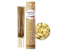 Incenso AUROSHIKHA - Bastoncini di incenso indiano 100% naturale, senza prodotti chimici, realizzati con oli di alta qualità e polvere di legno tradizionale, per meditazione, pulizia della stanza,