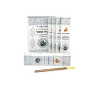 Incenso Ayurvedic Masala salvia bianca Agarbatti (12 confezioni da 15 bastoncini ciascuno)