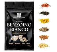 Incenso Benzoino Dragonfly dalla Malesia - resina Naturale in Grani+ Polvere Pura 100% Naturale 100gr - Protezione - Immaginazione - Successo - Fortuna per Fumigazione Brucia Profumo o incensiere