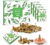 Incenso cone di Incenso Salvia Bianca per Relax, Positivity, Yoga e Meditation 120 cone