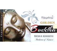Incenso Golden Nag BUDDHA Vijayshree 12pezzi 15g Profumo Tempio Yoga Preghiera