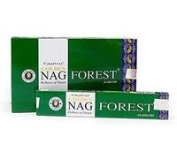 Incenso Golden Nag FOREST Vijayshree 12 scatole 15 g Profumo Bosco Albero Yogi