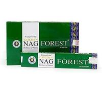 Incenso Golden Nag FOREST Vijayshree 12 scatole 15 g Profumo Bosco Foresta Yoga