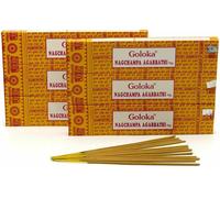 INCENSI Satya Nag Champa sai baba Bastoncini di incenso 12 scatole x 15gr.