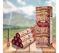 Incenso Kama Sutra - 20 Bastoncini Naturali | Aroma Sensuale e Avvolgente | Per Intimità, Relax, Tantra, Massaggi, Atmosfera Romantica e Connessione Energetica