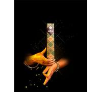 Incenso Masala Champa e Rosa 12 Bastoncini 23 cm | Naturale Artigianale con Oli Essenziali | Amore e Luce per l’Anima - GIORNO