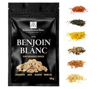 Incenso naturale - Felicità - Protezione - Protezione - Fumigazione - Brule Profumo o incensore (Djaoui Bianco, 50 GR)