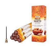 Incenso Naturale Palo Santo - 20 Bastoncini Artigianali per Meditazione, Yoga, Aromaterapia e Purificazione Energetica - Fatti a Mano in India