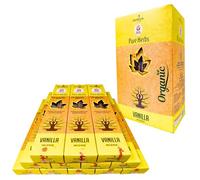 Incenso Naturale SGA Senza Tossici Ecologico Organico Aromaterapia Meditazione Rilassamento Pulizia Energetica Ambienti Incenso 12x18g Vaniglia
