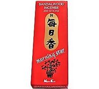 Incenso Nippon Kodo - Sandalwood - Morning Star 200 bastoncini