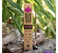 Incenso Patchouli - 8 Bastoncini Artigianali - 100% Ecologico - Fatti a Mano in Argentina - Erbe Selezionate - Sostenibile - Per Meditazione e Purificazione Energetica