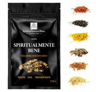 Incenso SpirituellementBien resina Naturale in Grano Puro 100% - Salvia Bianca + Palo Santo + Pontificale - 100gr - Purificazione - Pulizia - Protezione per Fumigazione Brucia Profumo o incensiere