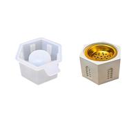 Incensori Silicone Premium In Bruciatori Stampo Per La Creazione Candele E Artigianato Aromatico Con Design Arabo Incenesi Artigiani Porta Del Silicone Stampo