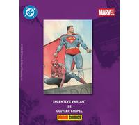 INCENTIVE FOIL SUPERMAN/SPIDER-MAN 1 VARIANT DI OLIVIER COIPEL - PANINI