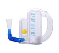 Incentive Spirometer, 5000ml Lung Capacity Breathing Trainer with Flow Rate Indicator, Portable Respiratory Exerciser for Men Women Seniors and Home Recovery Support 18x17x7cm