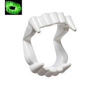 Inception Pro infinite Denti Vampiro Colore Bianco fosforescenti Dracula Twilight Uomo Donna Ragazzi Travestimento Halloween Carnevale Regalo Natale Compleanno