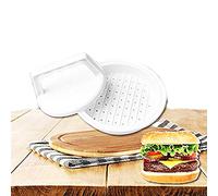 Inception Pro Infinite Stampo Hamburger plastica Manuale pressa 10 cm Cucina Forma Carne Idea Regalo Compleanno Barbecue utensile Pratico schiaccia Carne Creativo