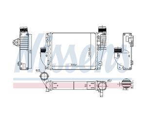 Incercooler NISSENS 961522
