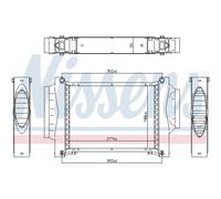 Incercooler NISSENS 961604