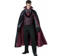 Incharacter Midnight Pezzi Vampiro Deluxe Adulto Uomo Costume Halloween CM1109