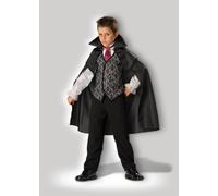 Incharacter Midnight Vampiro Mantella Horror Bambini Costume Halloween CB17003