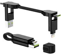 , Incharge X Portachiavi Con Cavo Usb Type-C, Cavetto Universale Cellulare, Rega