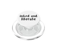 Inchiostrato & Letterato | Tatuato & Educato Bookworm Goth Grunge PopSockets PopGrip per MagSafe
